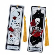 1 Thẻ đánh dấu bài Tarot dễ thương dành cho người yêu sách, hàng hóa lãng mạn giả tưởng đen tối dành cho phụ nữ thích đọc sách, phụ kiện Booktok, quà tặng cho người yêu sách, đồ dùng học tập, trở lại trường - Nhiều màu - Xem 3