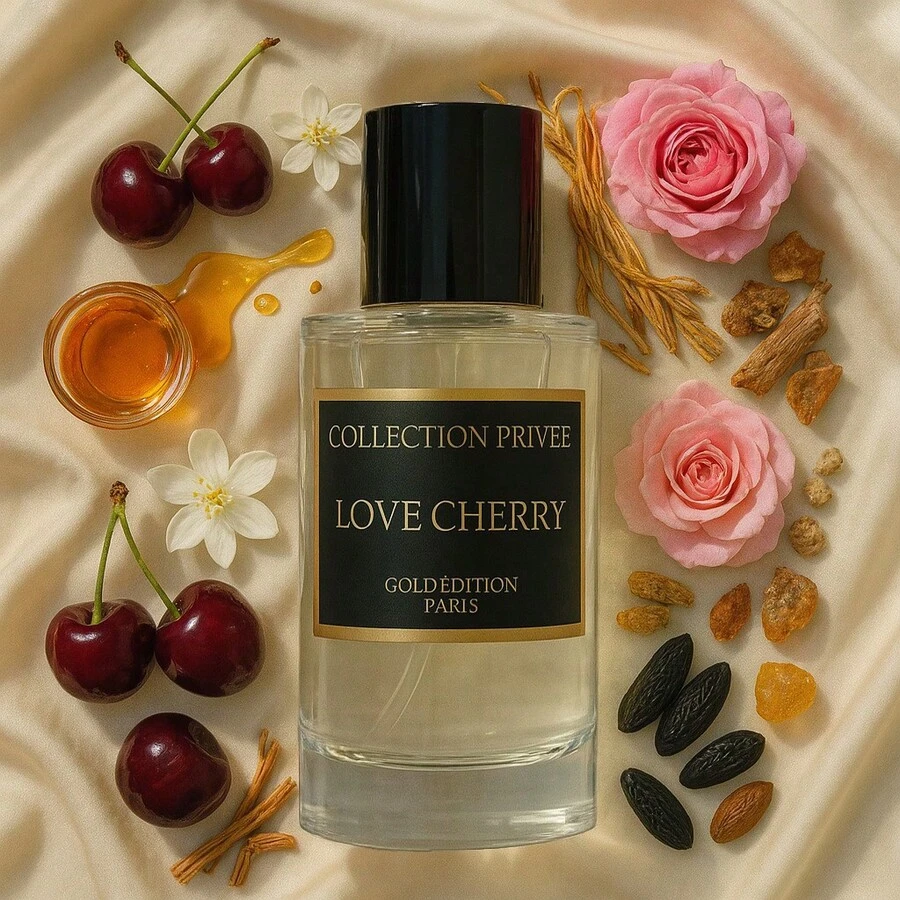 Fragrance World PRIVATE COLLECTION GOLD EDITION - LOVE CHERRY 50ML EAU DE PARFUM UNISEX - Floral - View 1