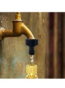 7 件套高压可扩展洗车水管，带可调节喷嘴花园水管套装，适用于欧洲和美国 - 黑綠色 - 查看 6