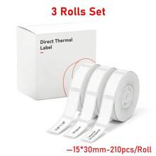 Niimbot Thermal Label Sticker White Thermal Gap Paper Marking Tag Label Paper NIIMBOT D Series Self-Adhesive Labels For NIIMBOT D110/D11/D101/H1S Mini Portable Thermal Printer - White - View 8