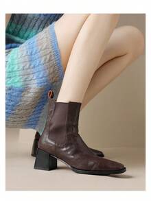 Women Ankle Boots & Booties - Brown - View 9