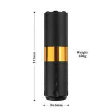 T-REX 1 Set Tattoo Kit, kabelloses Tattoo Pen Set, Permanent Make-up Tattoo Maschinen Set mit 1800mAh Akku, LED Digitalanzeige, Tattoo Pistole Set