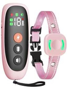 Dog Training Collar, 2800FT, 8-120 Pounds, Electric Shock Collar With Remote Control, Electric Collar With 4 Training Modes: Beep, Vibration, Shock, Rechargeable, Waterproof, Suitable For Use By Large/Medium/Small Dogs,Remote Control Bark Arrester,Can Train 1 Dog, 2 Dogs