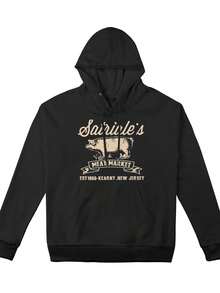 Men's Hoodie Satriale S Sopranos Funny Deli Badabing Funny TV Hoodies For Men Long Sleeve Comfy Casual Pullover Sweatshirts Men Hoodies Fashion Novelty Hoodies Hooded Pullover Sweatshirts With Pockets Sweatshirt For Men Gifts For Men - Black - View 2