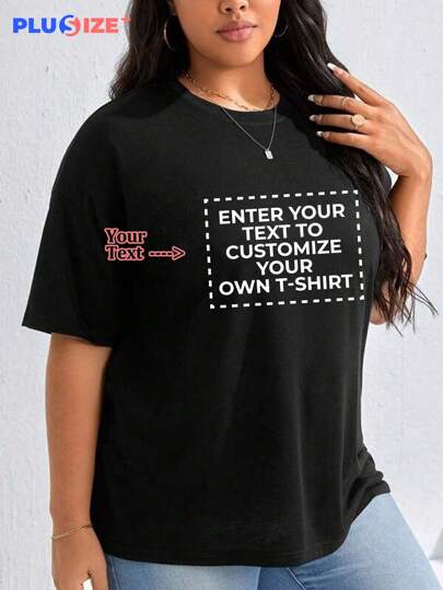 Personalisierte Rundhals-T-Shirts in Große Größen mit Hund & Katze Haustier Souvenirs, Damen Lässig T-Shirts - Fügen Sie Ihre Bilder hinzu (Selfie/Foto/Freundesfoto/Liebhaberfoto/Freundesfoto/Paar-Logo/Freund personalisiert). Sie können bedruckte T-Shirts mit Text personalisieren, um Vatertag und Muttertag zu feiern.