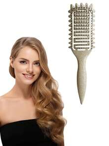 Curl Defining Brush For Wet Hair – Detangling And Styling Comb For Curly Or Straight Hair, Suitable For Men And Women To Shape And Define Curls Or Smooth Straight Hair, Reduce Hair Pulling And Curl Separation, Ideal For Wet Natural Hair, Not Recommended For Dry Wigs, Hair Brush And Comb Tool For Daily Styling, Salon Use And Travel Essentials,Travel Essentials,Travel Essential,Hairstyle,Hairdressing,Hair Brush,Slick Back Brush,Styling Brush,Curly Hair Brush,Edge Brush,Hair Comb,Brush Hair,Hair Brush Set,Comb Hair,Comb For Curls,Detangling Brush,Hair Brush For Women,Hair,Travel,Hair Products,Hair Tools,Hair Stuff,Barber,Barber Accessories,Barbershop,Hairdressing Equipment - Multicolor - View 11
