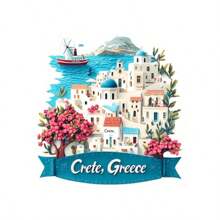 1 pieza Imán de nevera con paisaje urbano 2D - Adecuado para regalar a amigos en vacaciones, múltiples imanes de acrílico y goma blanda aplicables a puertas metálicas, refrigeradores, armarios de almacenamiento - Regalo decorativo creativo para el hogar para amantes de los viajes, graduación, aniversario, Navidad, Acción de Gracias, Imán de refrigerador