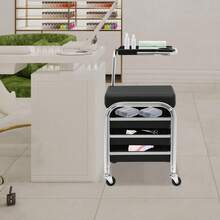 YUNRUX Storage Island & Carts - Black - View 9