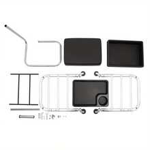YUNRUX Storage Island & Carts - Black - View 10