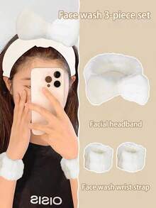 3/2 pezzi Fascia per capelli morbida e colorata, fascia per spa riutilizzabile e fascia per polso, fascia con fiocco, set di fascia per capelli e fascia per polso, fascia per trucco e fascia per lavare il viso, fascia assorbente e fascia per polso, fascia morbida, fascia per yoga, fascia per trucco facciale elastica regolabile, fascia sportiva per yoga, per donne per lavare e impermeabilizzare, regalo per le vacanze, accessori per capelli, strumenti per capelli, accessori per capelli ricci, accessori per capelli, autunno, accessori per capelli, strumenti per capelli, accessori per capelli, accessori, accessori di bellezza, regali, viaggi, regali per donne, accessori per capelli, regalini di Natale