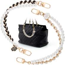 1 Set Fashion Pearl Extension Chain, Sakura & Camellia Flower Phone Lanyard, Water Cup Lanyard, Handbag Strap Chain