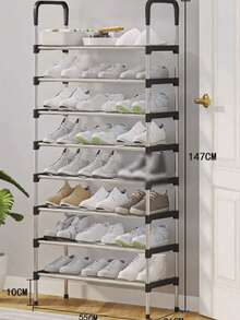 Mueble Zapatero Vertical, 7 Repisas para Calzado Deportivo y Casual - Multicolor - Ver 5