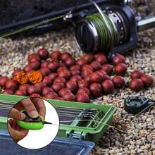 1 件欧洲设计硅胶鱼饵勺，轻量级钓鱼装备，户外钓鱼配件（6.5 * 4 厘米）