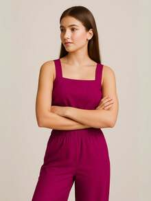 Teen Girls Duna Set Children And Youth Pants And Cropped Women's Fashion Children And Youth For Girls Blogger