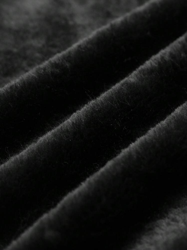 Men's Winter Ski Jacket, Waterproof Windproof Warm Lined Detachable Hooded Warm Winter Coat, Suitable For Skiing, Hiking, Camping, Mountain Climbing,Fleece - Black - View 8