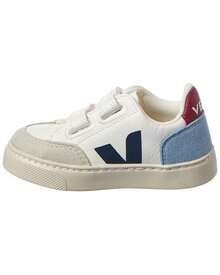 VEJA Small V-12 Chromefree Leather Sneaker - 藍色 - 查看 3