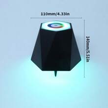 1pc Modern Wireless LED Bottle Lamp - 16 RGB Colors, Touch Control And Dimmable, Rechargeable Battery, Portable Decorative Night Light For Living Room And Bedroom