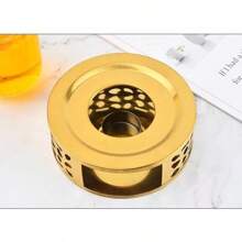 不锈钢茶壶、茶壶、桌面保温器、加热壶、蜡烛茶壶、户外泡茶器、厚实耐用的材质、导热均匀、设计紧凑、携带方便、适用于煮茶、暖茶、加热咖啡、加热食物和牛奶、简约优雅、表面光滑、通风孔、用途广泛