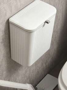 1 Piece, Simple, Stylish And Convenient Wall Mounted Household Wastebasket, Designed For Living Room, Kitchen, Kitchen Cabinet, Bathroom, Home Decoration, Bathroom Storage. Perfect For Summer And Back To School Season.