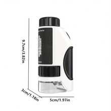 Przenośny, ręczny mikroskop z oświetleniem LED, powiększenie 50X-300X, idealny do odkrywania przyrody w pomieszczeniach i na zewnątrz, świetny edukacyjny prezent na święta