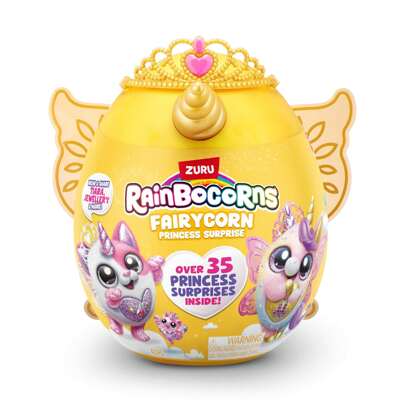 ZURU Rainbocorns Eggzania Mini Mania Plush Unicorn Doll Mystery Surprise Box Collectible Toy With 7 Random Types For Girls Kids Imaginative Play Christmas Birthday Gift Unboxing Fun (Random)