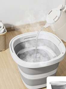 1 xô gấp gọn, xô nhựa di động, không chiếm nhiều diện tích sau khi gấp, xô câu cá di động dùng ngoài trời trên xe hơi, giỏ đựng quần áo bẩn dung tích lớn trong nhà, xô giặt, xô ngâm chân, xô gấp đa năng, hộp đựng đồ dùng nhà cửa. - Nhiều màu - Xem 2