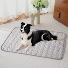 وسادة تبريد للحيوانات الأليفة من Hazowill للصيف، قابلة للطي، مبطنة لا تنزلق، وسادة تدفئة ، مناسبة للقطط والكلاب، متعددة الأحجام، لوازم الحيوانات الأليفة، للأريكة والسرير والسيارة، بتصميم بصمة القدم