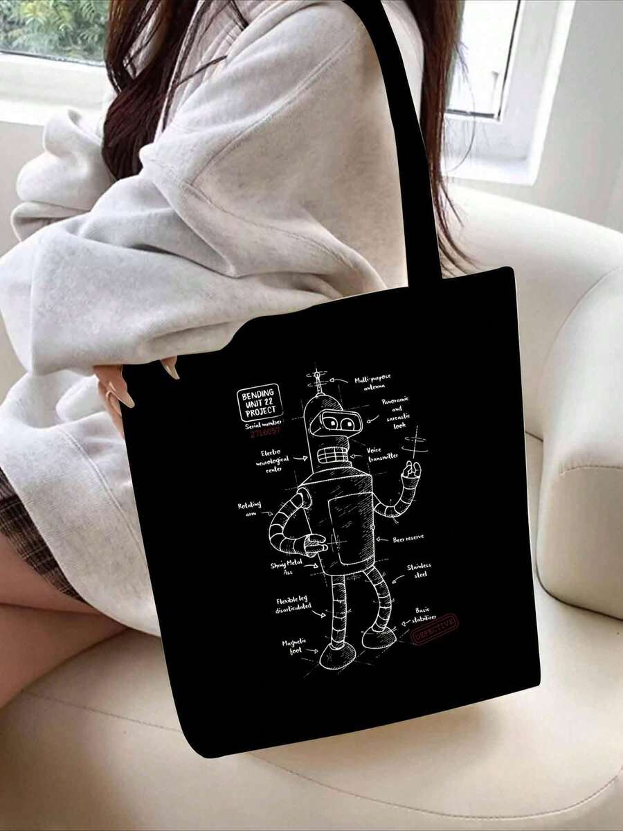 Women Shoulder Bags - 黑色 - 查看 1