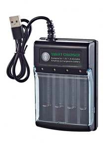 1.5V 高容量可充电 AA/AAA 电池，带 USB 充电器，适用于电子玩具、遥控器、显示器和电动牙刷的电源解决方案（这些电池只能使用此充电器充电） - 彩色 - 查看 9