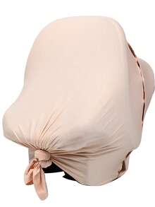 哺乳罩 - 多用途 - 哺乳毯 - 带纽扣的斗篷式 - 弹性婴儿汽车安全座椅罩 - 哺乳围巾 - 彩色 - 查看 16