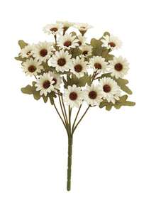 1 件装人造花丝绸雏菊花束球新娘花束情人节礼物生日派对装饰婚礼花篮新娘手捧花家居装饰餐厅卧室窗台花瓶装饰新年装饰户外花园开学季