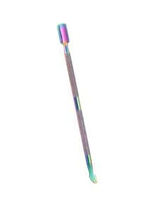 5pcs/2pcs/1pc Professional Salon Quality Metal Double-Sided Cuticle Pusher And Nipper, Stainless Steel Gel Nail Polish Remover, Durable Professional Manicure Pedicure Cleaning Tool For Nails And Toenails, Salon Use - Multicolor - View 7