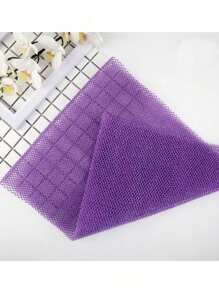 非洲网状去角质背部长网浴擦洗毛巾套装，双面温和，粗糙去角质，有效身体磨砂，淋浴时背部磨砂，优质网状材料，方便的绑带毛巾设计，丝瓜络毛巾，使皮肤光滑的身体海绵，非常适合日常使用家庭浴室装饰秋季装饰返校 - 彩色 - 查看 14