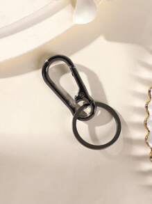 1 件金属钥匙扣钥匙圈钥匙链夹收纳盒，适用于家庭、汽车钥匙、钥匙查找器，适用于男女汽车配件可爱哥特 Y2k 万圣节配件教师节圣诞节礼物创意包袋配件挂绳带身份证夹汽车配件包饰