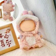 1pc 1st/2nd/3rd Generation Doll Clothes, Green Overalls & Bucket Hat, Checkered Sit-And-Play Outfit, Blue Overalls & Bucket Hat Sit-And-Play Outfit, Cloud Plush Animal Set, Holiday Gift For Friends - Multicolor - View 15