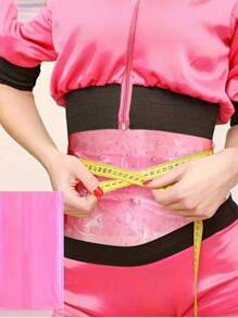 1 pieza Cinturón de sudor reutilizable para abdomen y muslo de mujer - Exclusivo para recuperación posparto, faja reductora de cintura con soporte central no sauna, diseño para entrenamiento físico, no lavable, moldeador de cintura posparto