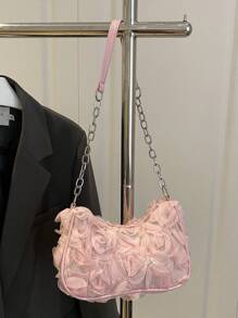 时尚花卉链条手提包、单肩包