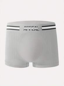 5pcs Men's Seamless Hipster Briefs, Soft & Comfortable Low-Rise Boxer Shorts