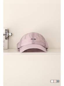 1pc Letter Embroidered Quick-Dry Flat Brim Baseball Cap, Water-Resistant Flat Brim Letter Embroidered Ins Baseball Hat For Men And Women, Sun Protection Skater Hippie Chicks Style - Baseball Cap - View 16