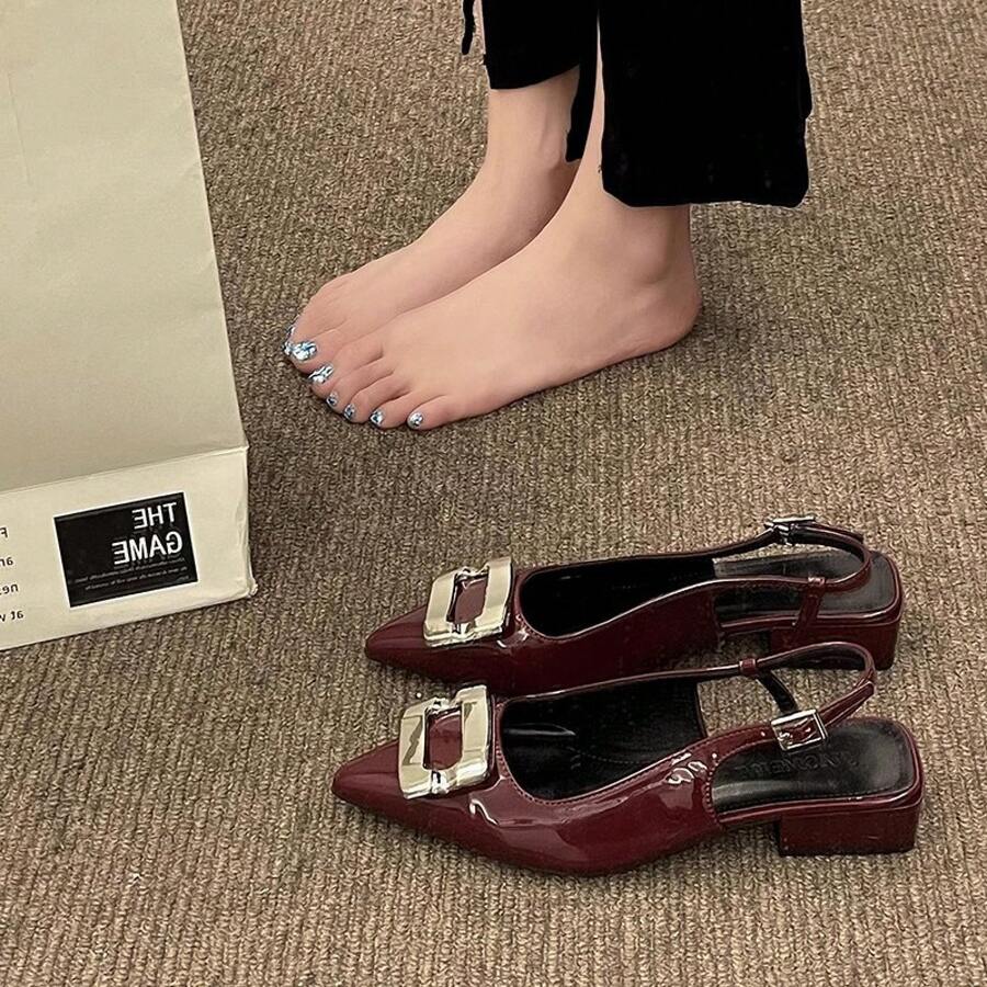 Women Sport Sandals - 酒紅 - 查看 1