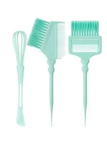 专业染发工具套装龙脉染发套装 - 1/4 件专业染发工具套装，采用防滑青铜手柄设计，防滑染发梳包括搅拌碗、染发刷、梳子和搅拌器 - 符合人体工程学的葫芦形握把 - 非常适合沙龙和 DIY 家庭染发 - 亚洲风格的螭龙图案，可强力定型且精准 - 男女染发配件 染发套装，适用于家庭和沙龙使用、返校、旅行度假必需品、女士发饰