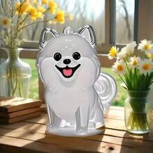 可爱狗毛收纳瓶亚克力高透明卡通宠物毛发纪念收集收纳盒钥匙扣