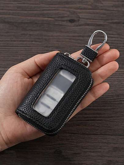 Túi đựng chìa khóa giả da thời trang có khóa chống sốc - Chìa khóa di động và nhẹ bao gồm tính năng điều khiển từ xa Quà tặng cho phụ nữ Quà tặng cho nam giới Quà tặng Halloween Quà tặng Ngày nhà giáo Quà tặng nhỏ Móc chìa khóa Móc chìa khóa an toàn Móc chìa khóa cho phụ nữ Giá đỡ chìa khóa ô tô cho nam Ví mini