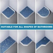 1pc Bathroom Sink Water Bar Can Be Bent Water Blocking Device Toilet Dry And Wet Separation Waterproof Strip Water Barrier Strip
