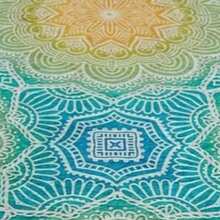 土耳其制造 - 60x200 厘米瑜伽垫 | 可水洗防滑健身和普拉提垫 | 舒适耐用，适合居家锻炼 - 綠色 - 查看 2