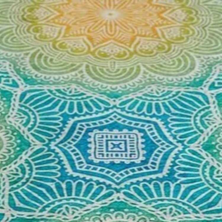 Made In Turkey – 60x200 Cm Yoga Mat | Washable, Non-Slip Fitness & Pilates Mat | Comfortable & Durable For Home Workouts - Green - View 2