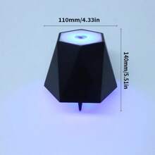 1pc Modern Wireless LED Bottle Lamp - 16 RGB Colors, Touch Control And Dimmable, Rechargeable Battery, Portable Decorative Night Light For Living Room And Bedroom
