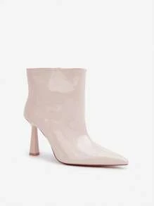 女士时尚通勤高跟踝靴