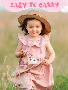 Kids Camera Toys For 3-8 Year Old Girls Boys,Children Digital Video Camcorder Camera With Cartoon Soft Cover, Best Chritmas, Thanksgiving, Birthday Festival Gift For Kids - 32G SD Card, Card Reader Included, Kids Toys - 粉色 - 查看 7