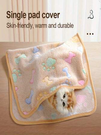Soft & Fluffy Reversible Pet Blanket/Mat, Suitable For Small, Medium & Large Dogs And Cats, Sofa Cushion